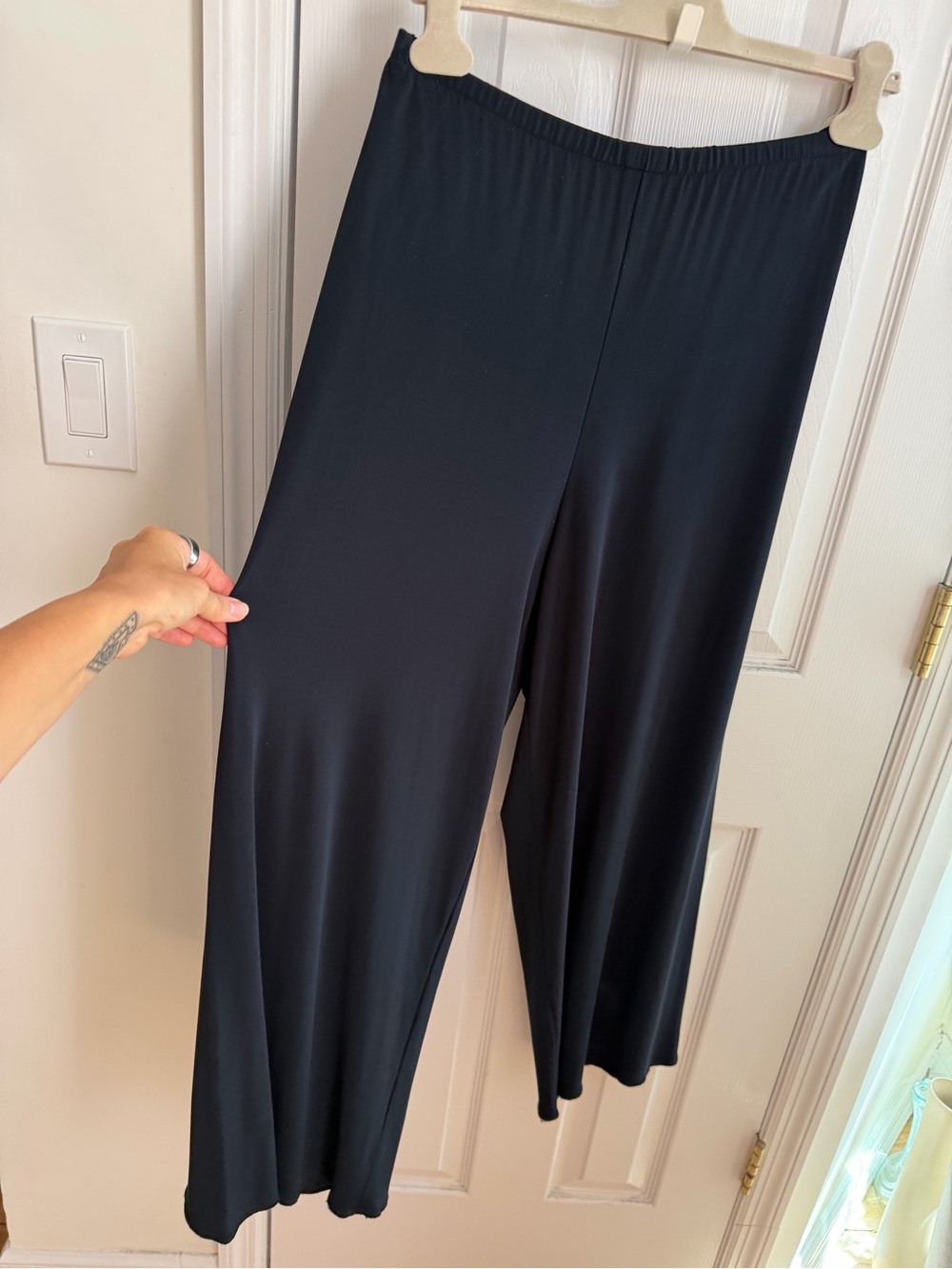 The Row Black Lala Pants Size L - Picture 3 of 5
